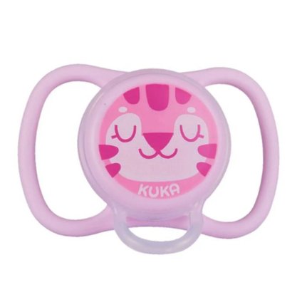 CHUPETA KUKA FRESH ROSA 6 MESES + COM 1 UNIDADE