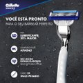 CARGA PARA APARELHO DE BARBEAR GILLETTE MACH3 TURBO COM 4 UNIDADES