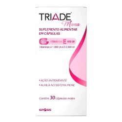 Suplemento Alimentar Triade Mama 30 Cápsulas