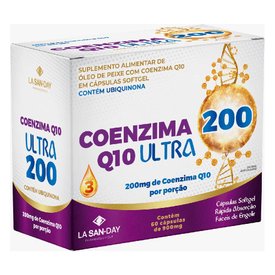 SUPLEMENTO ALIMENTAR COENZIMA Q10 ULTRA LA SAN-DAY 60 CÁPSULAS