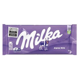 CHOCOLATE EM BARRA MILKA ALPINE MILK 90G