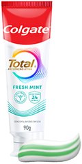 CREME DENTAL COLGATE TOTAL WHITENING ANTICÁRIE COM FLÚOR 90G