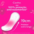 PROTETOR DIÁRIO CAREFREE PROTEÇÃO EXTRA LONGO COM FRAGRÂNCIA 60 UNIDADES