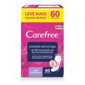 PROTETOR DIÁRIO CAREFREE PROTEÇÃO EXTRA LONGO COM FRAGRÂNCIA 60 UNIDADES