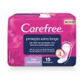 PROTETOR DIÁRIO CAREFREE PROTEÇÃO EXTRA LONGO COM FRAGRÂNCIA 15 UNIDADES