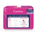 PROTETOR DIÁRIO CAREFREE PROTEÇÃO EXTRA LONGO COM FRAGRÂNCIA 15 UNIDADES