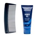 KIT PANVEL HOMEM SHOWER GEL 30ML + PENTE DE CABELOS - PRESENTE DE NATAL