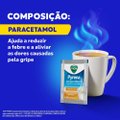 CHÁ PARA GRIPE VICK PYRENA SABOR MEL E LIMÃO 5 ENVELOPES 5G CADA