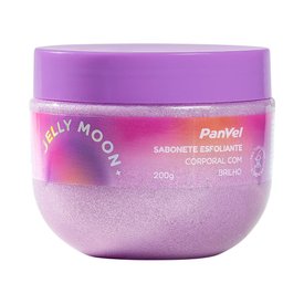 SABONETE ESFOLIANTE CORPORAL COM BRILHO JELLY MOON PANVEL 200G