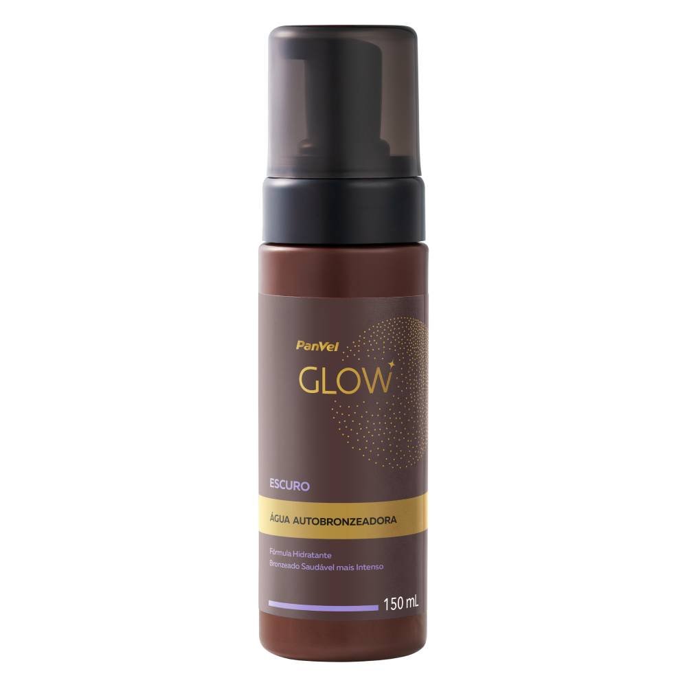 Água Autobronzeadora Panvel Glow Escuro 150ml
