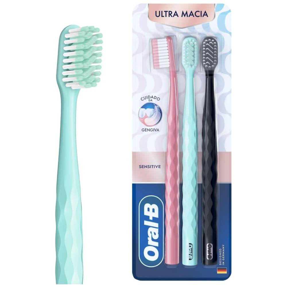 Escova Dental Oral-b Iconic 3 Unidades