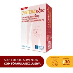 Suplemento Alimentar Cystera Plus 30 Comprimidos