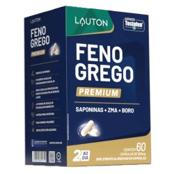Suplemento Alimentar Feno Grego Premium Lauton 60 Cápsulas