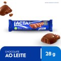CHOCOLATE AO LEITE LACTA 28G