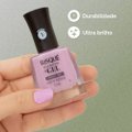 ESMALTE RISQUÉ LILÁS DIAMOND GEL BUQUÊ DE HOTÊNSIAS CREMOSO 9,5ML