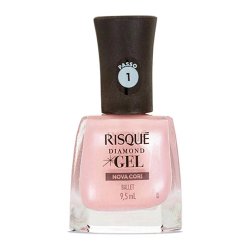 Esmalte Risqué Diamond Gel Ballet Metálico 9,5ml