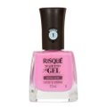 ESMALTE RISQUÉ DIAMOND GEL CUPCAKE DE MORANGO CREMOSO 9,5ML