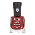 ESMALTE RISQUÉ DIAMOND GEL CHARLOTTE DE ROMÃ METÁLICO 9,5ML