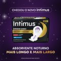 ABSORVENTE EXTERNO INTIMUS NOTURNO LONGO EXTRA SUAVE 10 UNIDADES