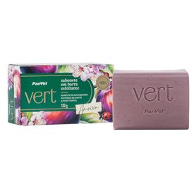 SABONETE EM BARRA ESFOLIANTE PANVEL VERT AMEIXA 120G