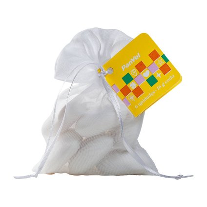 SACHÊ COM MINI SABONETES PERFUMADOS 6 UNIDADES DE 16G CADA