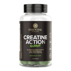 Creatina Essential Nutrition Gummy Maçã Verde 60 Unidades