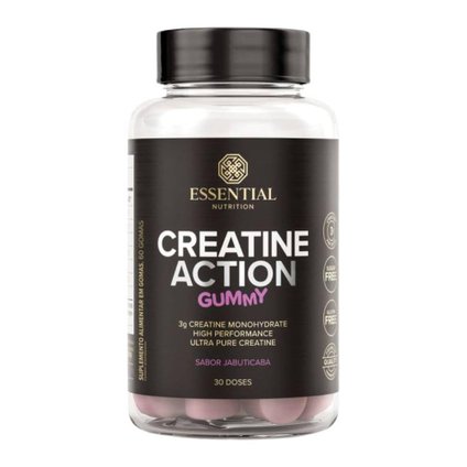 CREATINA ESSENTIAL NUTRITION GUMMY JABUTICABA 60 UNIDADES
