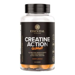 Creatina Essential Nutrition Gummy Laranja 60 Unidades