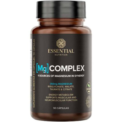 MAGNÉSIO MG COMPLEX ESSENTIAL NUTRITION 90 UNIDADES 