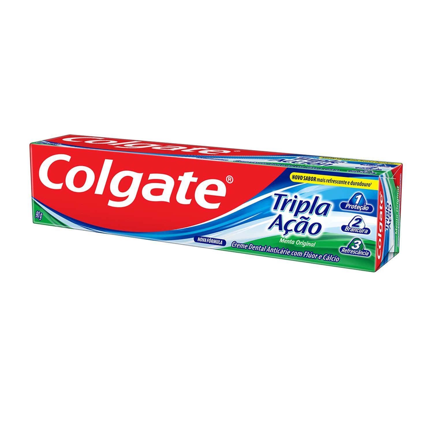 Kit Creme Dental Colgate Tripla Ação Menta Original 4 Unidades De 90g