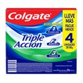 KIT CREME DENTAL COLGATE TRIPLA AÇÃO MENTA ORIGINAL 4 UNIDADES DE 90G