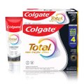 KIT COLGATE TOTAL CARVÃO 4 UNIDADES 90G CADA