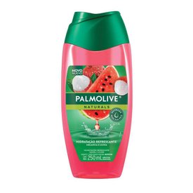 SABONETE LÍQUIDO CORPORAL PALMOLIVE NATURALS HIDRATAÇÃO REFRESCANTE MELANCIA E LICHIA 250ML