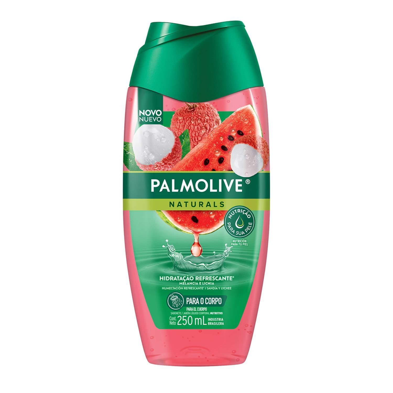 Sabonete Líquido Corporal Palmolive Naturals Hidratação Refrescante Melancia E Lichia 250ml