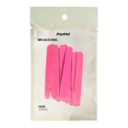 Kit De 12 Mini Lixas De Unha Rosa Panvel