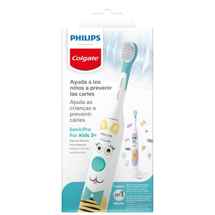 ESCOVA DENTAL ELÉTRICA INFANTIL PHILIPS COLGATE SERIES 10