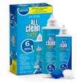 Kit Solução Para Lentes De Contato All Clean Soft Avizor 350Ml + 120Ml + Estojo Para Lentes + Colírio Lacrifresh Ocudry 0,3% Avizor 10Ml