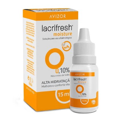 COLÍRIO LACRIFRESH MOISTURE 0,1% AVIZOR 15ML