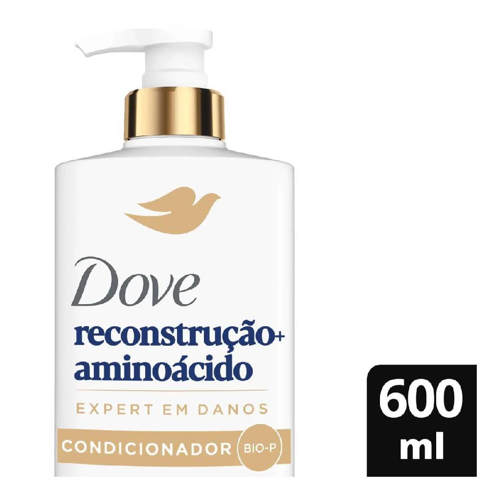 Condicionador Dove Reconstrução + Aminoácido Expert Em Danos 600ml