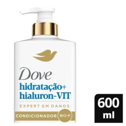Condicionador Dove Hidratação + Hialuron-vit Expert Em Danos 600ml