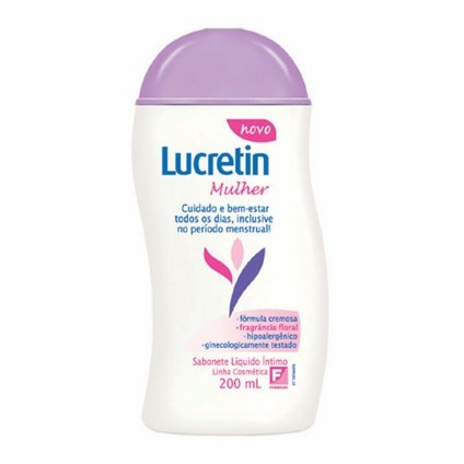 LUCRETIN MULHER SABONETE LÍQUIDO 200ML