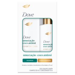 Kit Dove Umectação Shampoo 350ml + Condicionador 175ml