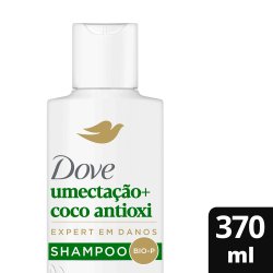 Shampoo Dove Umectação + Coco Antioxi Expert Em Danos 370ml