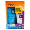 KIT PROTETOR SOLAR PANVEL CORPORAL FPS50 200G+ PROTETOR SOLAR FACIAL SEM COR FPS70 50G