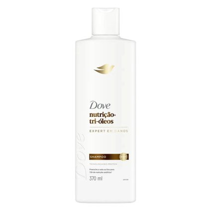 SHAMPOO DOVE NUTRIÇÃO + TRI-ÓLEOS EXPERT EM DANOS 370ML
