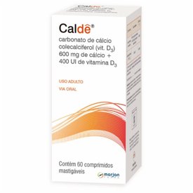CALDE 60 COMPRIMIDOS MASTIGÁVEIS