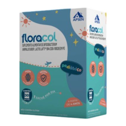 SUPLEMENTO ALIMENTAR FLORACOL APSEN 30 SACHÊS