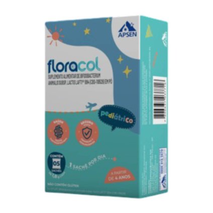 SUPLEMENTO ALIMENTAR FLORACOL APSEN 5 SACHÊS