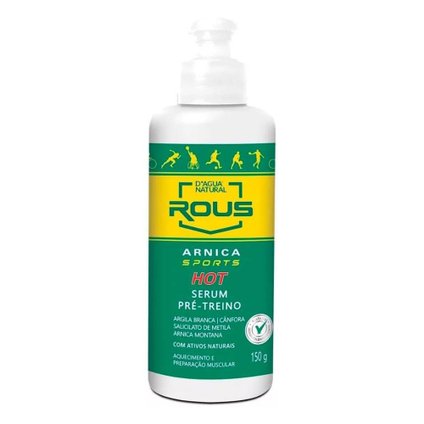 SÉRUM CORPORAL ARNICA HOT D´ÁGUA NATURAL PRÉ TREINO 150G