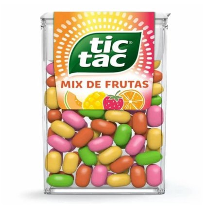 PASTILHA TIC TAC MIX DE FRUTAS 49G